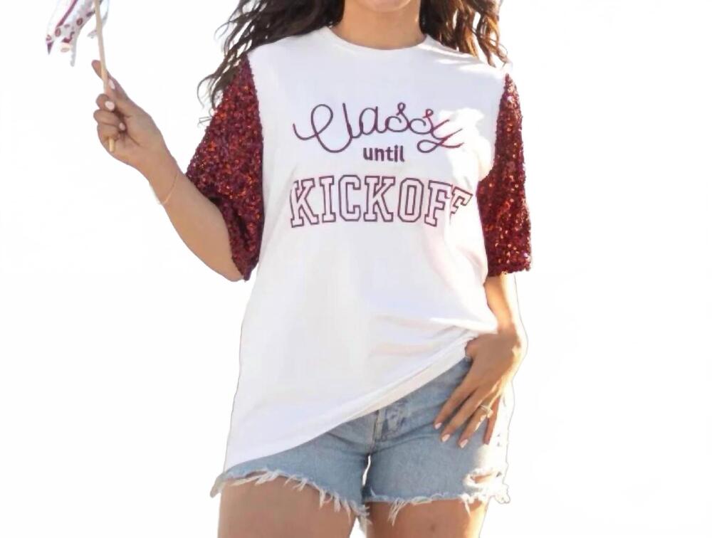 NEW LAYERZ CLOTHING classy until kick off top in maroon